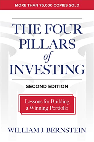 Book cover: "The Four Pillars of Investing, Second Edition" by William J. Bernstein.