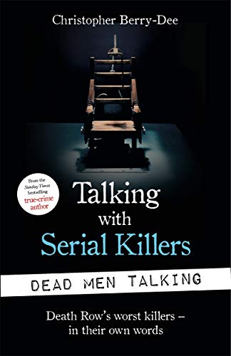 Book cover: electric chair image with title "Talking with Serial Killers.