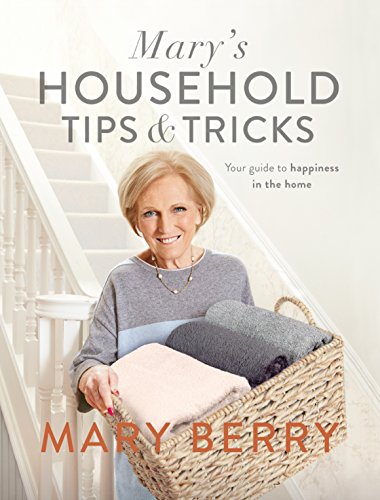 Book cover featuring Mary Berry holding laundry in a wicker basket.