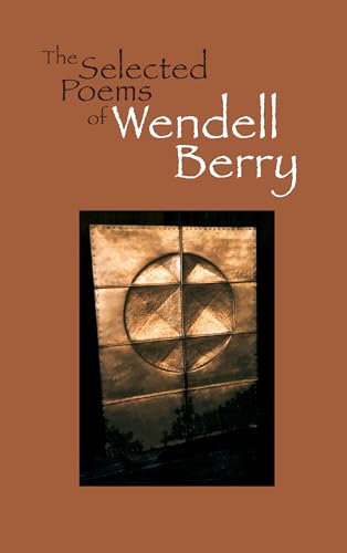 Book cover for The Selected Poems of Wendell Berry with a geometric circular design.