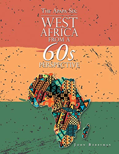 Book cover: "The Apapa Six" with map of Africa and 1960s theme.