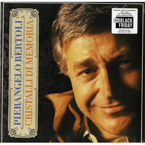 Vinyl record cover featuring a portrait of Pierangelo Bertoli.