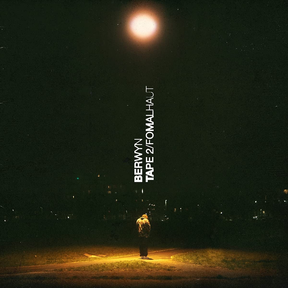 CD cover: dark night scene with a bright moon and figure.