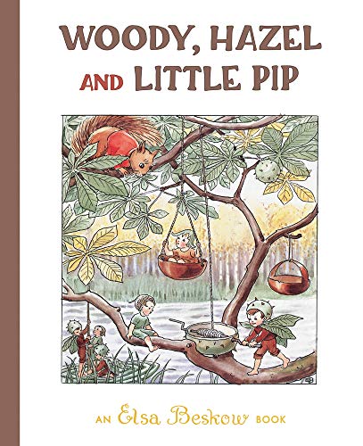 Book cover illustration showing small forest creatures and a squirrel in a chestnut tree.