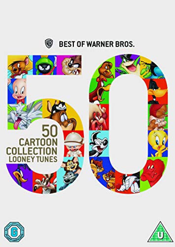 Looney Tunes DVD cover featuring a large number "50" made of cartoon characters.