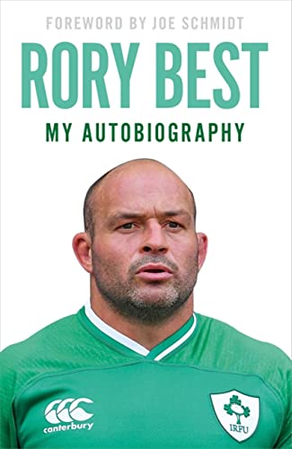 Book cover featuring Rory Best, Irish rugby player, in green jersey.
