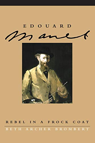 Book cover featuring a painted portrait of Édouard Manet in a suit.