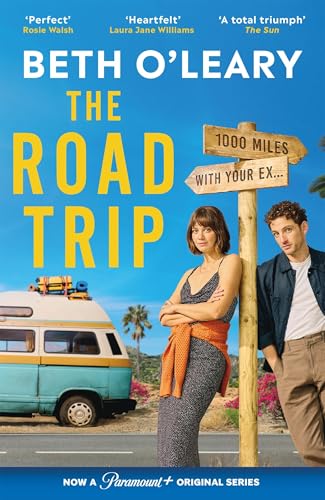 Couple with vintage van and directional sign reading "1000 Miles with Your Ex.