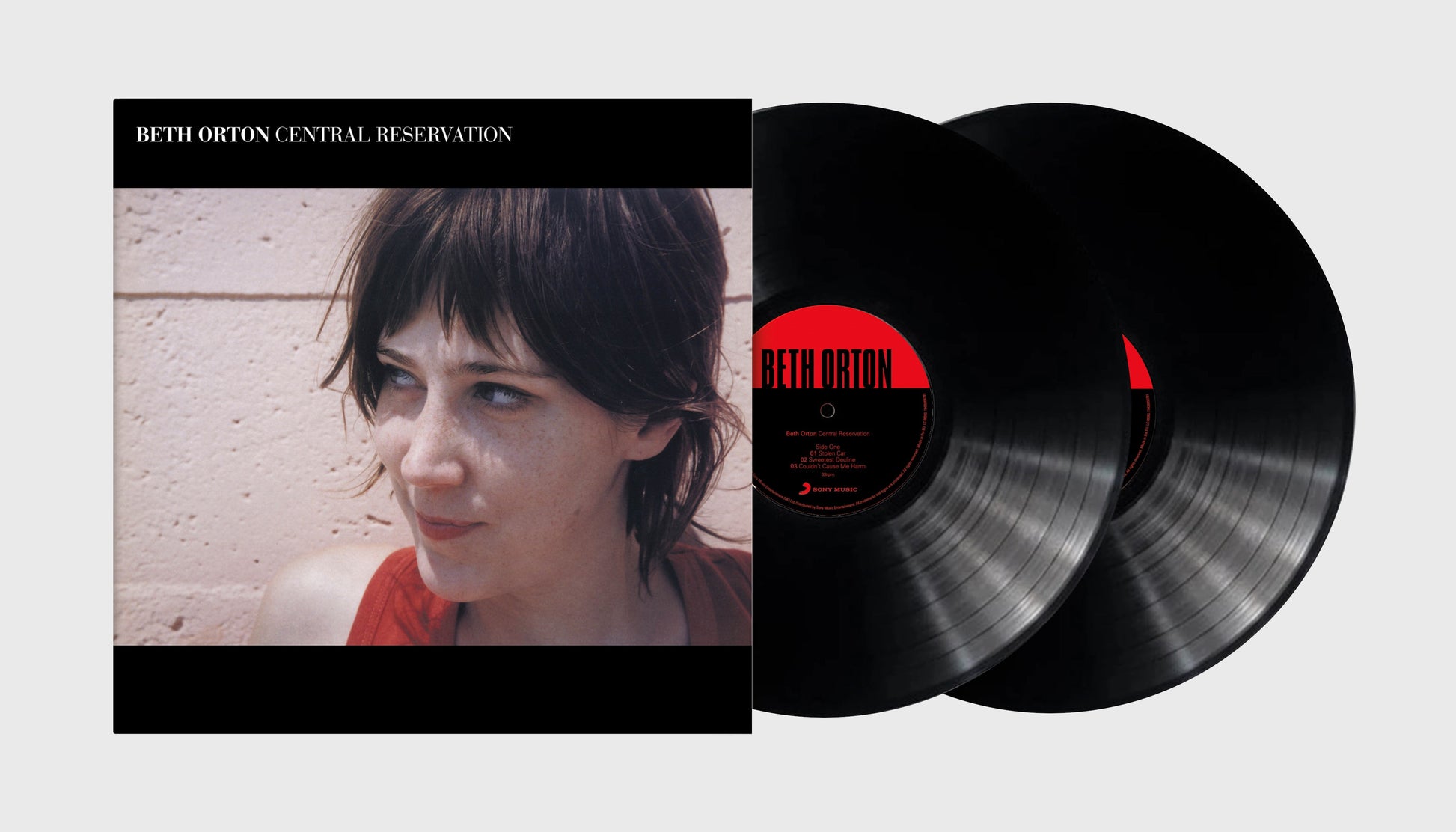Beth Orton’s “Central Reservation” vinyl record with portrait cover art.