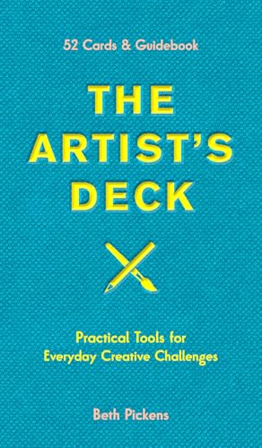 Teal box cover titled The Artist's Deck with yellow text and crossed art tools.