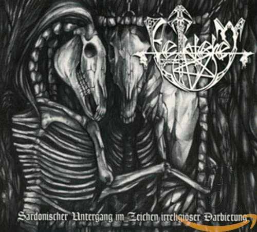 CD cover: skeletal horse head with ornate, dark text and symbols.