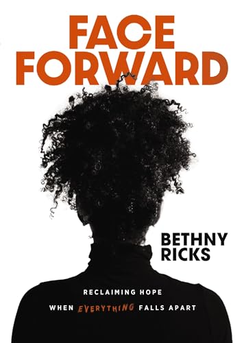 Book cover: woman with curly hair seen from behind, bold text.