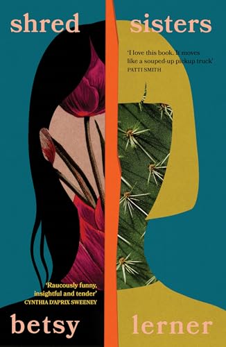 Book cover: split-face illustration of two women with floral backgrounds.