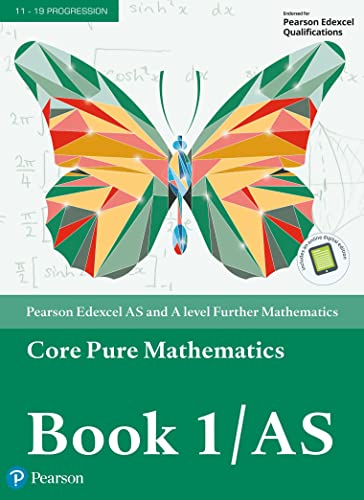 Textbook cover for Pearson Edexcel AS and A level Further Mathematics Core Pure Mathematics.