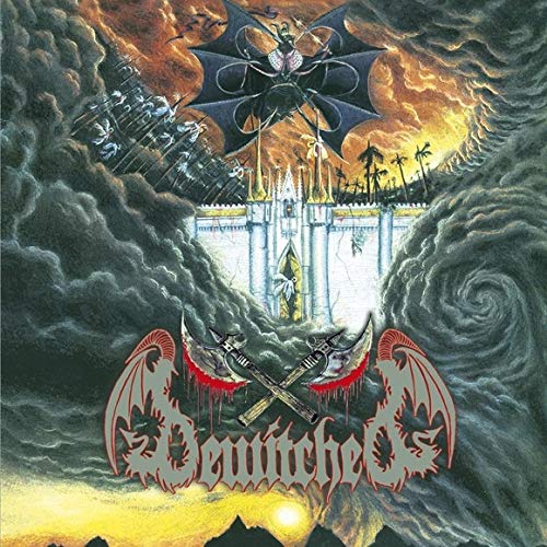 CD cover art: demonic figure over a castle, fiery landscape, and text.