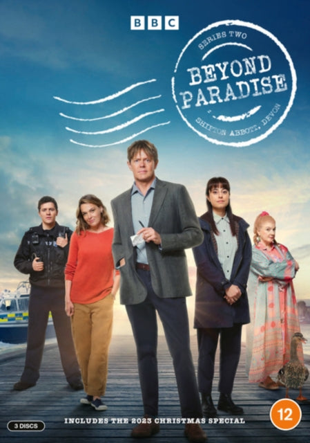 Beyond Paradise" Series 2 DVD cover featuring cast members and a duck.
