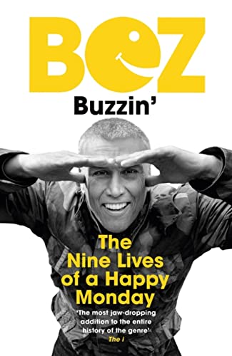 Book cover for Buzzin' featuring a black and white photo of a smiling man.