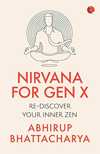 Book cover with illustration of a person in a lotus position.