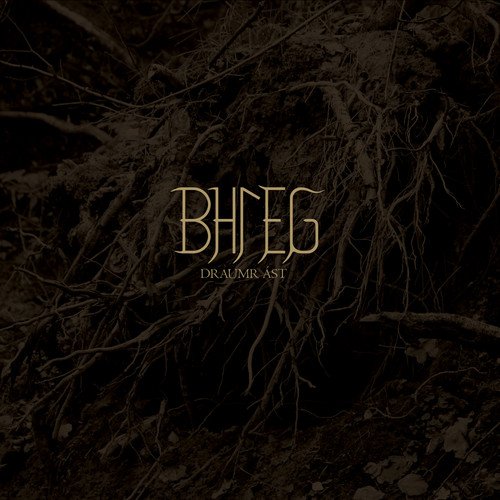 CD cover for Bhleg’s “Draumr Ást” with tangled branches and dark text.