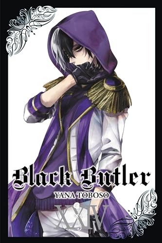 Manga cover featuring a character in a purple hooded jacket with gold epaulettes.