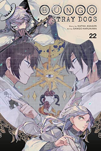 Cover of “Bungo Stray Dogs” volume 22 featuring four anime-style characters.
