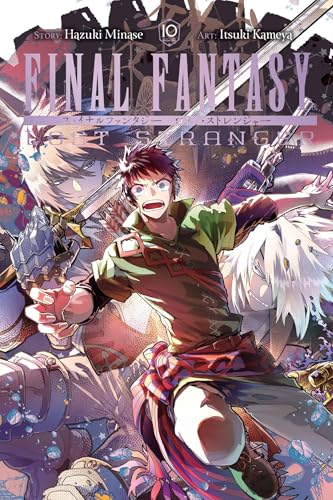 “Final Fantasy Lost Stranger, Vol. 10” manga cover with two young men and swords.