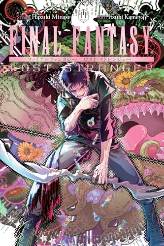 “Final Fantasy Lost Stranger, Vol. 11” manga cover with a young man and a large monster.
