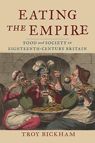 Book cover: "Eating the Empire" depicts figures feeding from a large dish.