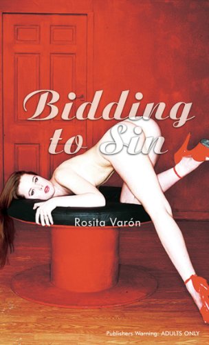 Book cover: woman in red heels reclining against a red door.