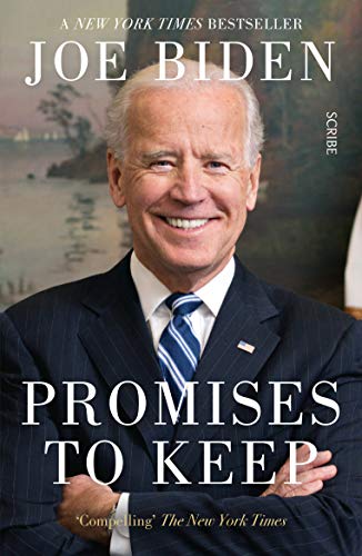 Book cover featuring a portrait of Joe Biden with the title Promises to Keep.