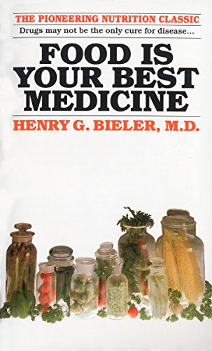 Book cover featuring fruits, vegetables in jars, and bold title text.