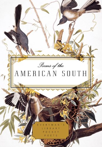Book cover with birds and flowers, titled “Poems of the American South.”