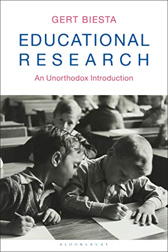 Book cover with title “Educational Research” and a vintage classroom scene.