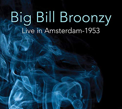 CD cover for Big Bill Broonzy’s “Live 1953” with blue smoke.