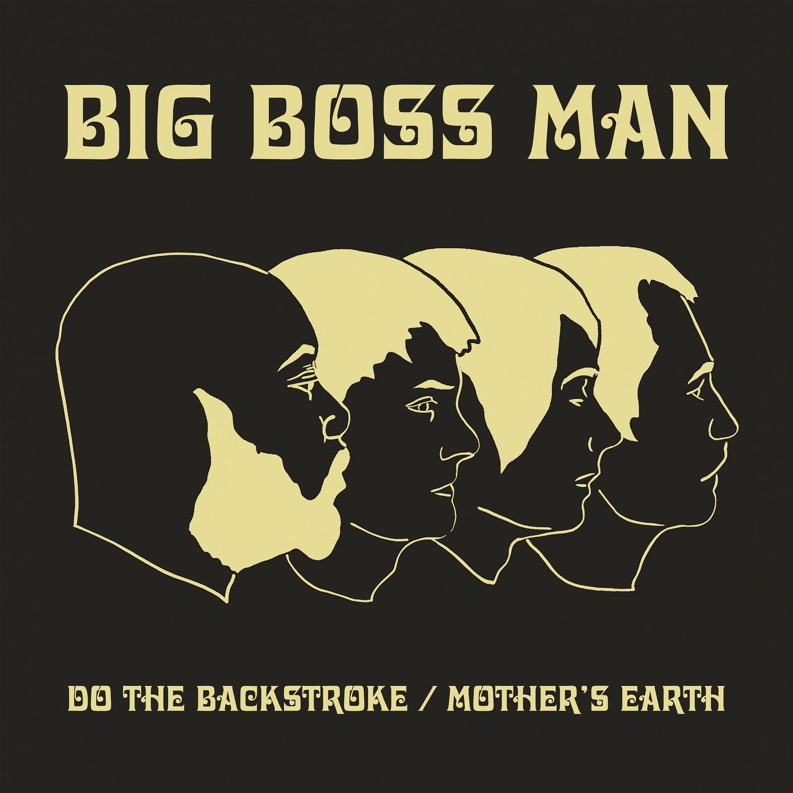 Vinyl record cover: "Big Boss Man" with silhouettes of faces.