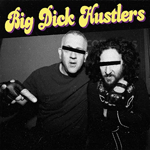 Vinyl record cover featuring two men with obscured faces.