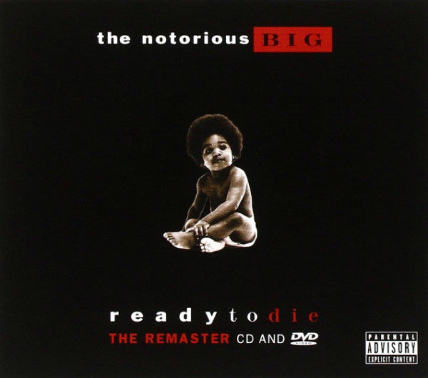 DVD cover for The Notorious B.I.G.’s “Ready to Die” album, featuring a baby photo.