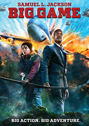DVD cover for "Big Game" featuring two people with a crashed plane.