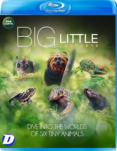 Blu-ray cover featuring six small animals in a green, leafy habitat.