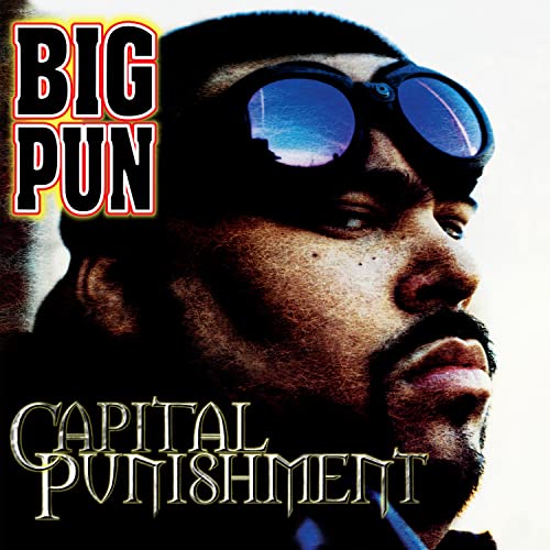 Big Pun album cover, “Capital Punishment”, featuring a portrait of the rapper.
