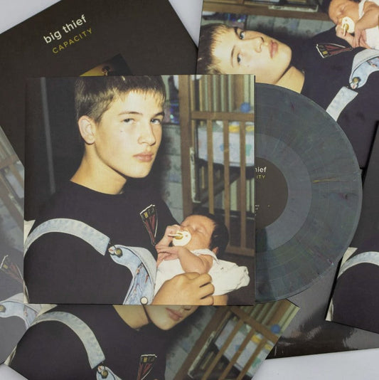 Big Thief’s “Capacity” coloured vinyl LP with a vintage photo cover.