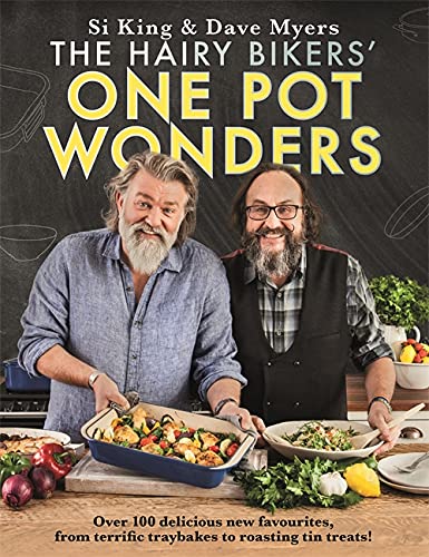 Cookbook cover featuring two bearded men and dishes of roasted vegetables.