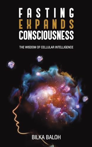 Book cover with a profile silhouette filled with a colorful, cosmic nebula.
