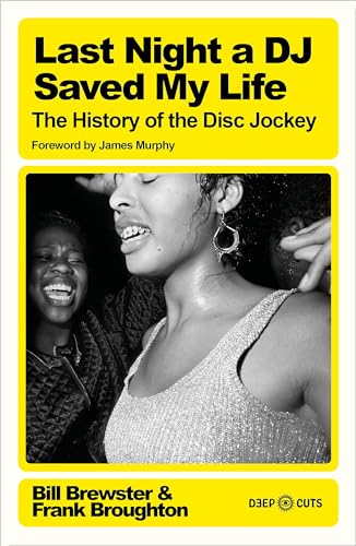 Book cover: "Last Night a DJ Saved My Life" with a smiling woman.