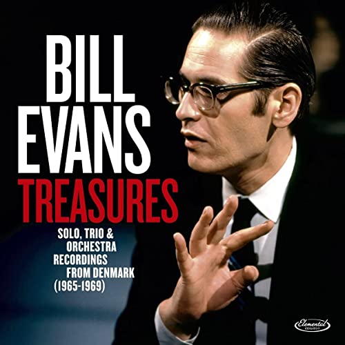 Bill Evans album cover featuring a portrait of the jazz pianist.