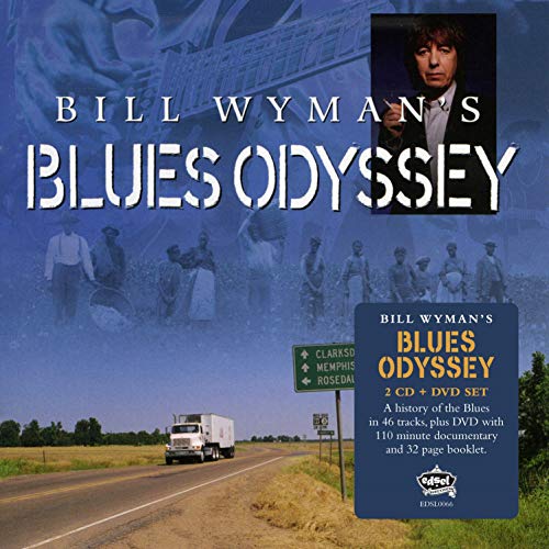 CD cover for Bill Wyman’s Blues Odyssey featuring a road and portraits.
