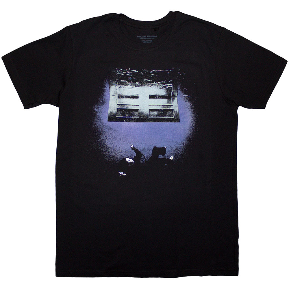 Black unisex t-shirt featuring Billie Eilish album art, size XX-Large.