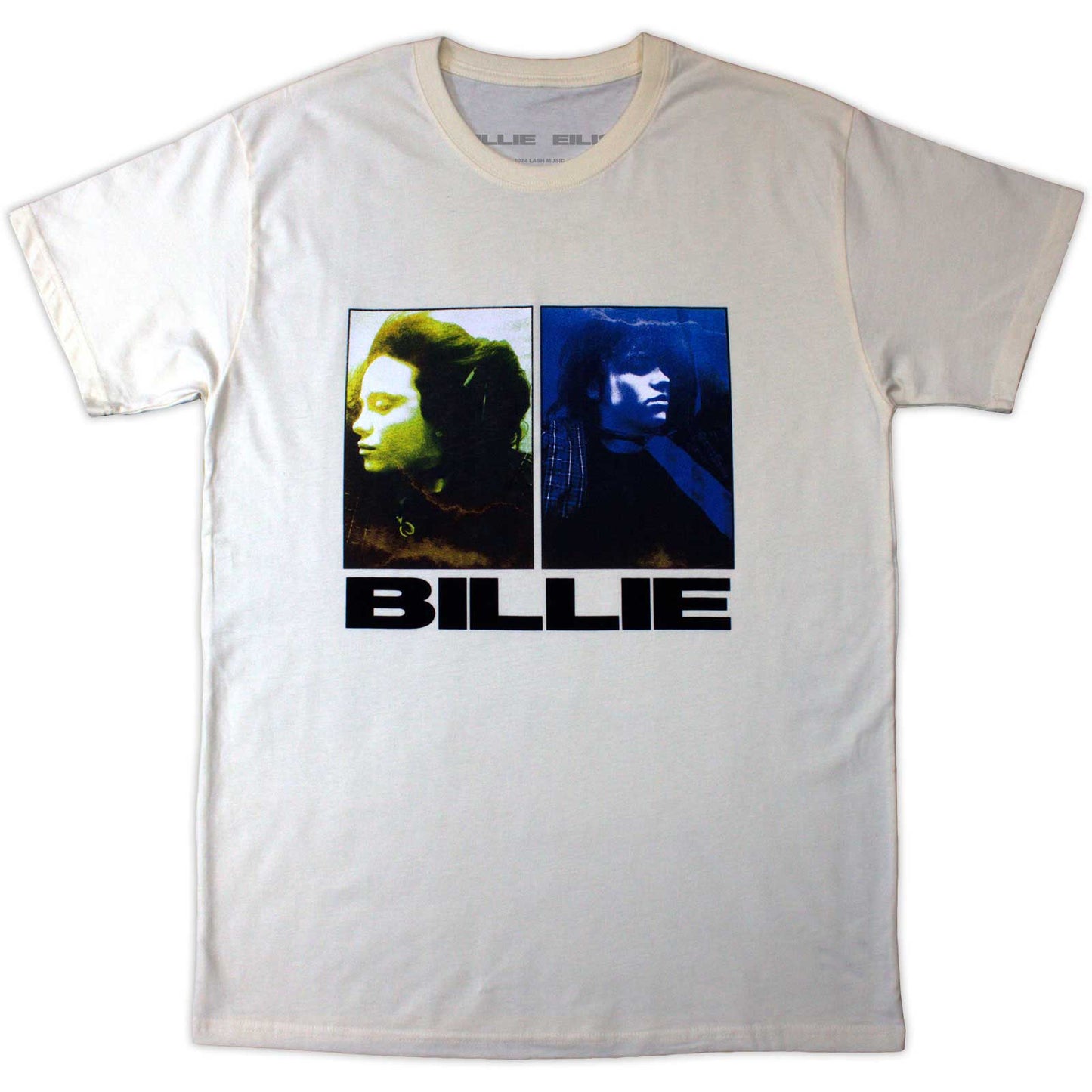 Black t-shirt with underwater-themed Billie Eilish graphic, size XX-Large.