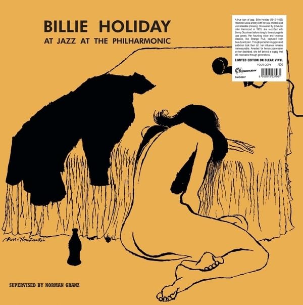 Album cover art featuring a stylized black silhouette of a woman on yellow background.