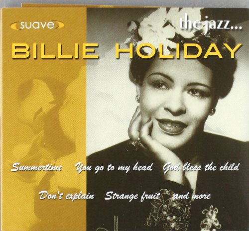 CD cover featuring Billie Holiday with a flower in her hair, song titles listed.